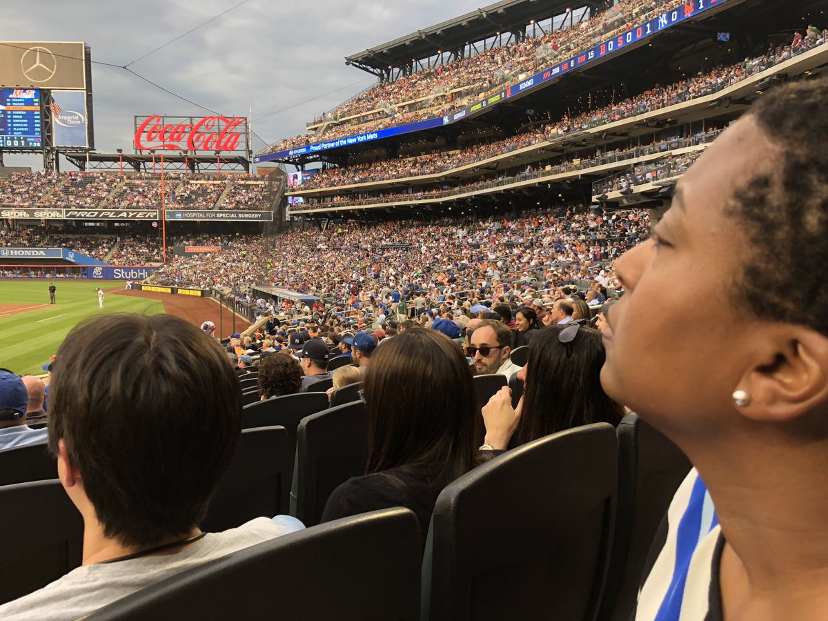 EbonyReed's tweet photo. I love that the Negro Leagues Baseball Museum in Kansas City is asking for #MyBaseballMemory. Mine is from June 2018. My allergies were so horrible that day, but Terez really wanted to see the Mets. Glad we went. ❤️ https://t.co/rpUbjw07yw