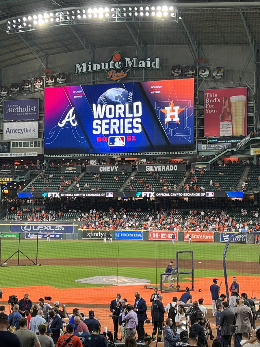 Game 1 !! Here we go !! @MLB #WorldSeries