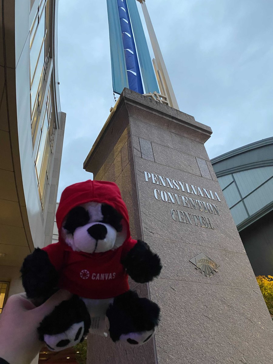Canvas_by_Inst's tweet photo. Pandas have arrived at Educause 2021! 

Find us in the expo hall and follow along to see where we explore this week!
#CanvasFam https://t.co/Pzm2NsVFIT