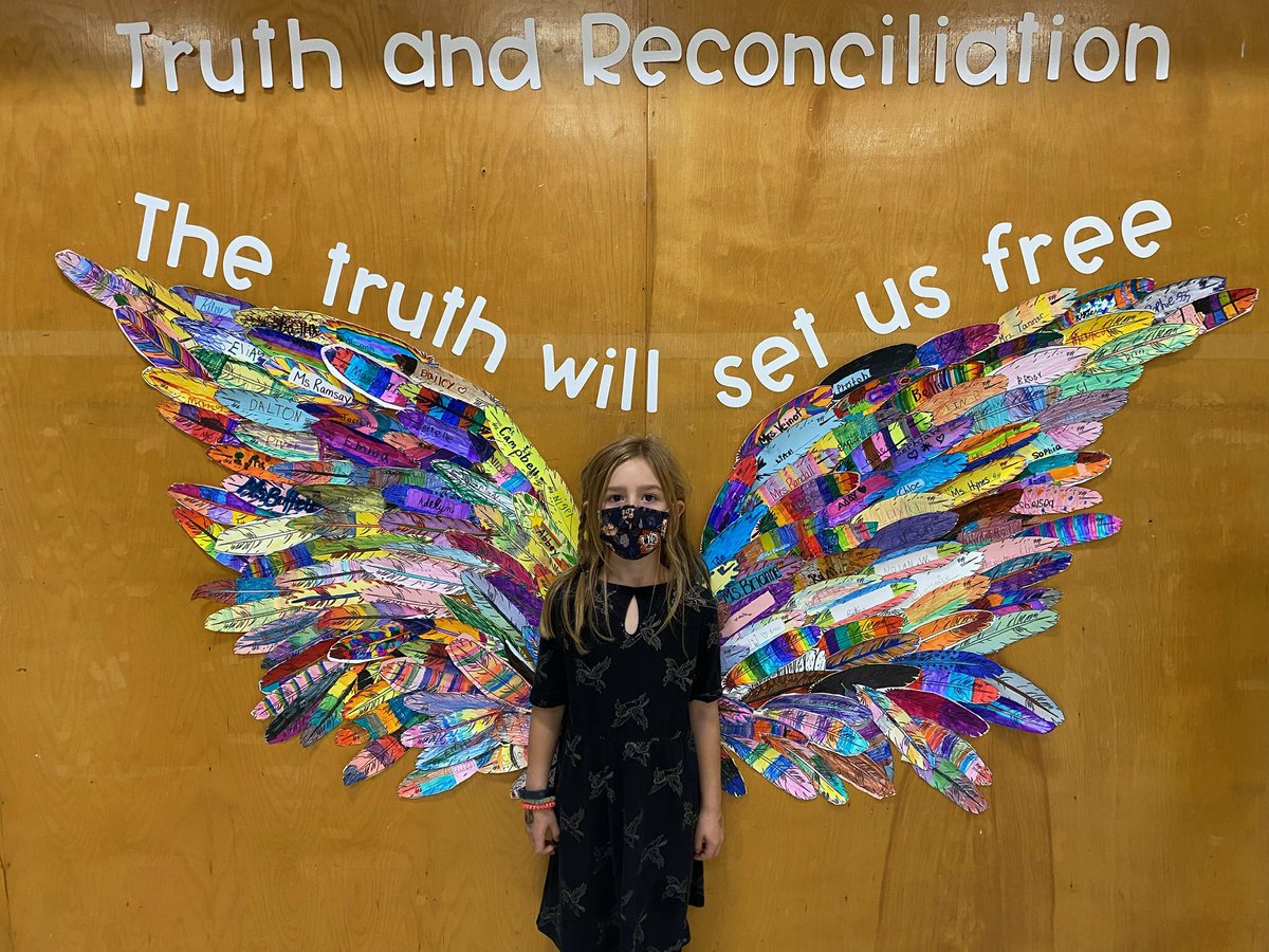 We have learned that the eagle feather is a sacred object in Mi’kmaq culture and that the eagle represents Love in the Seven Sacred Teachings. Our Eagle Feather Project helps us understand our interconnectedness, and how when we work together we create greater things.@SSRCE_NS