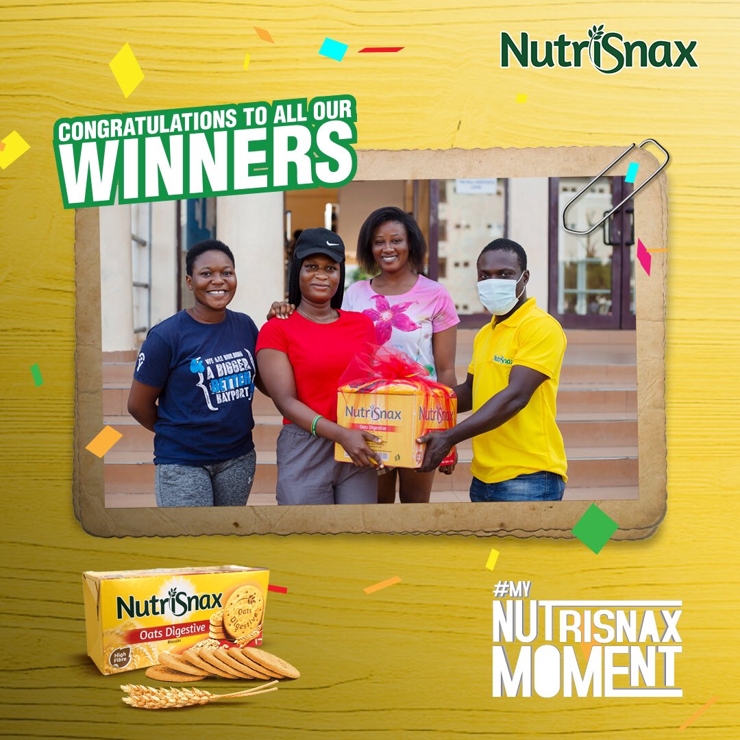 It’s a WIN WIN season!!! Join other winners of #MyNutriSnaxMoment . Capture a photo or video of yourself enjoying NutriSnax. Be sure to show the NutriSnax box,Add a cool caption to tell us how tasty and good NutriSnax. Add the hashtag #MyNutriSnaxMoment &amp; tag us.