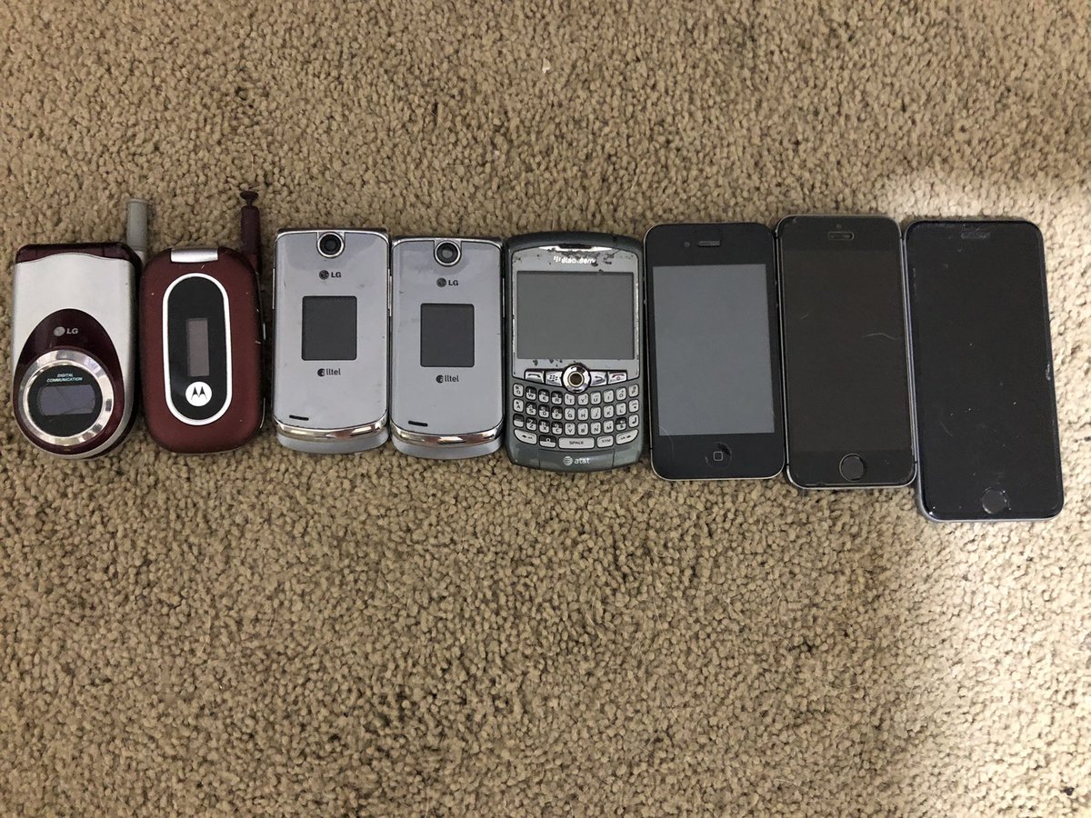 Pretty much ever mobile/smart phone I’ve ever owned. TBH, the BlackBerry was a favorite.