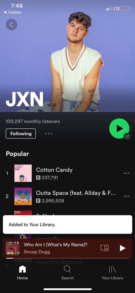 hulamulah's tweet photo. @jackobrazier @samotclub Followed Spotify, thank you!!! https://t.co/rrIAkUvqzP