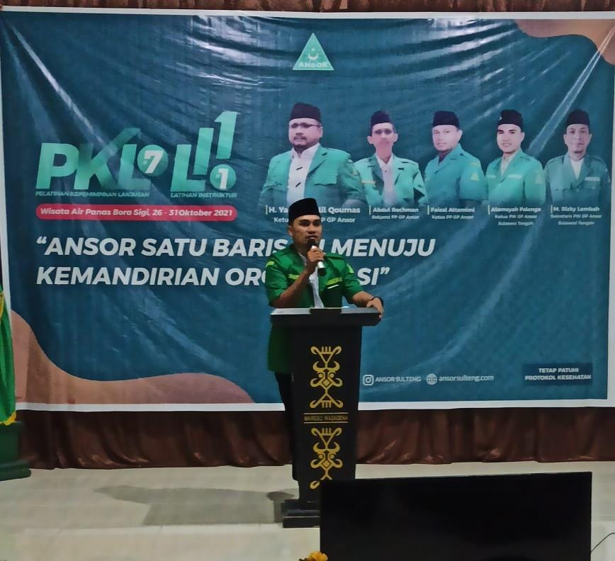amrudinnejad_'s tweet photo. Selamat &amp; sukses untuk 71 peserta dari PC GP Ansor se-Sulteng yg tengah mengikuti Pelatihan Kepemimpinan Lanjutan (PKL) Ke-VII &amp; Latihan Instruktur (LI) Ke-I PW GP Ansor Sulteng, Alhamdulillah secara resmi dibuka melalui Virtual Zoom Metting oleh Kasatkornas Banser @BasriSagala https://t.co/YruyRYQ1Qy