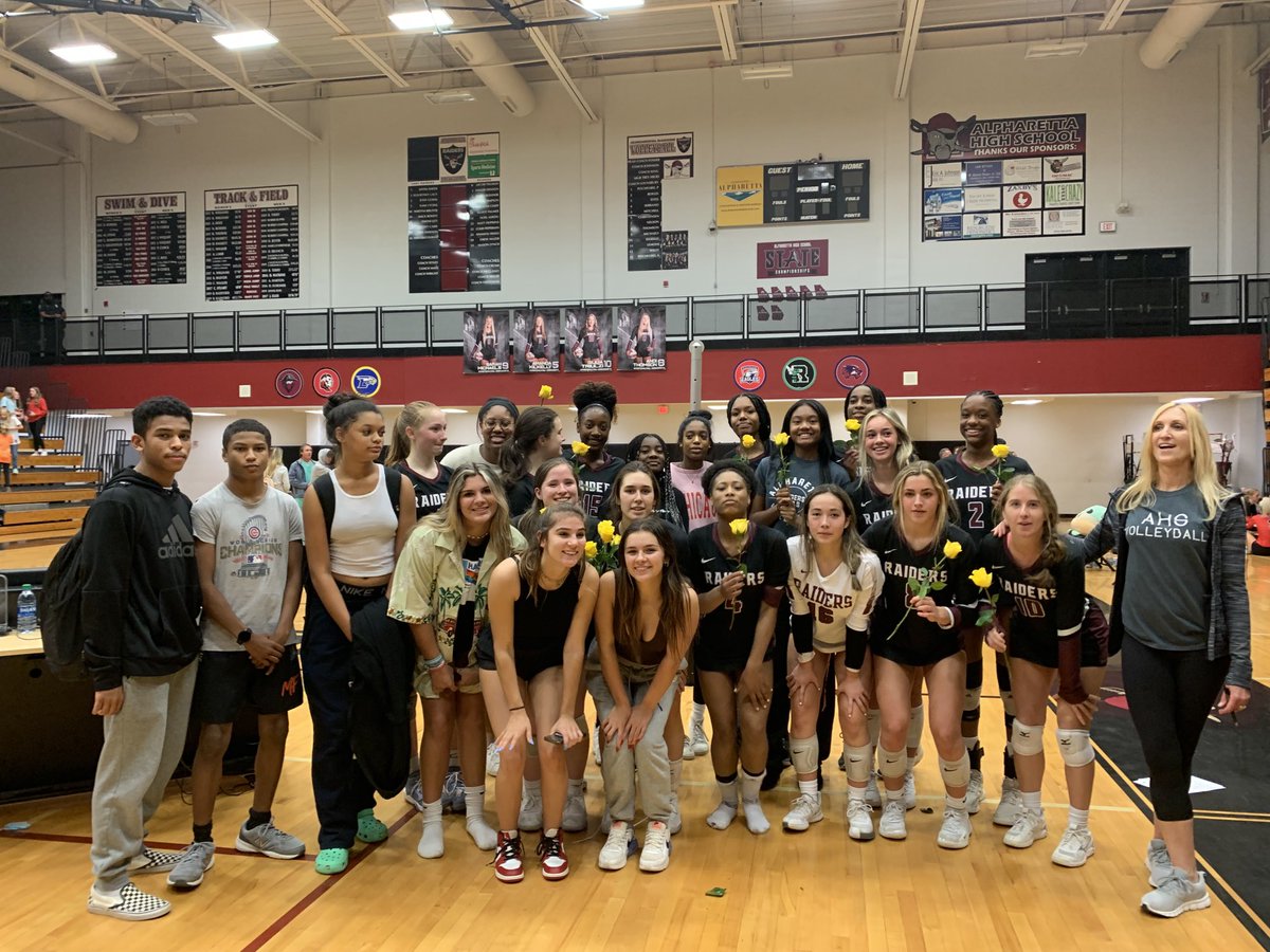 ShannonNKersey's tweet photo. Congratulations to our Alpharetta Lady Raider Volleyball Team! On to the Final Four!! Let’s go!! ⁦@FultonAD_crafts⁩ ⁦@FultonZone7⁩ https://t.co/yWft1bKidy