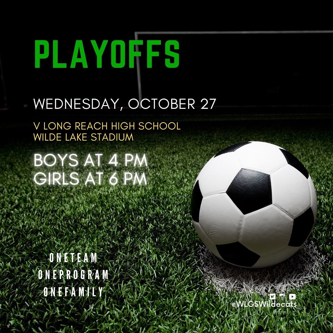 All set for playoffs… let’s go Lake!
$6 tickets for a double header
.
#oneteamonefamily #soccer #playoffs #hcpss #mpssaa
