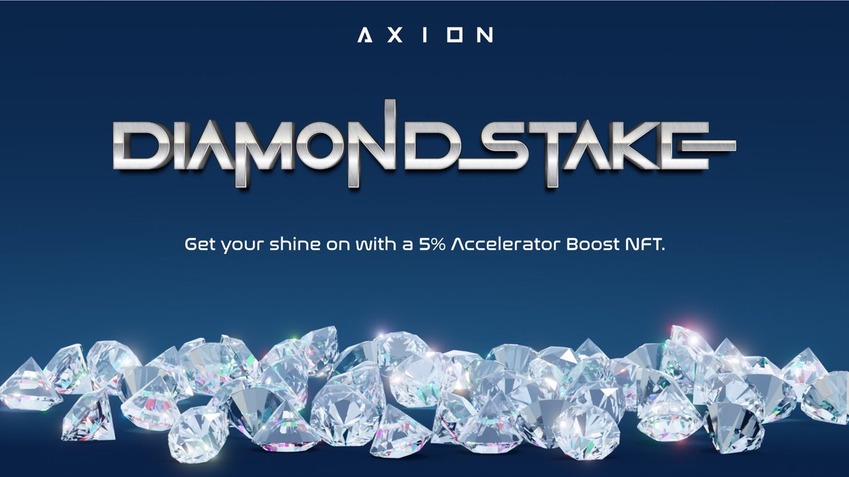 To qualify, visit the website and read through the section on how to grab a 💎Diamond Stake #NFT.💎
axion.network/diamondstake

#Axion #NFTs #NFTcommunity #Crypto #Bitcoin #NFTshill #NFTcollector #NFTGaming #BTC #Polygon #Ethereum #BSC #ETH #cryptocurrency #altcoin #cryptocurrencies