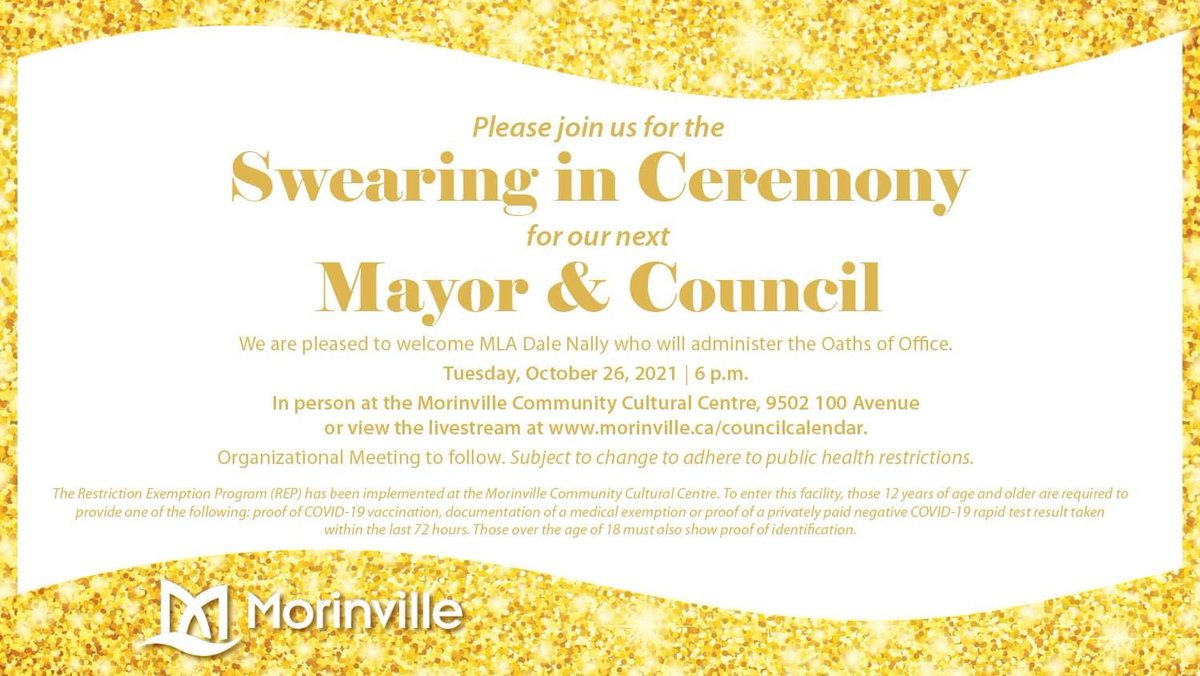 Please join us for the Swearing in Ceremony for the next Mayor &amp; Council tonight at 6 p.m.

vimeo.com/537394594