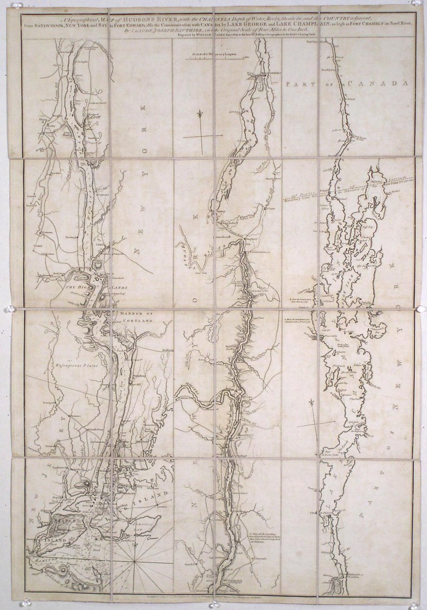 bostonraremaps's tweet photo. One of the best early maps of the Hudson River, with the original slipcase.
#mapporn #cartography #maps #oldmaps #raremaps  #antiquemap #HudsonRiver #LakeChamplain #LakeGeorge #oldmap #raremap #vintagemap #WilliamFaden https://t.co/G4fwx7FUiL