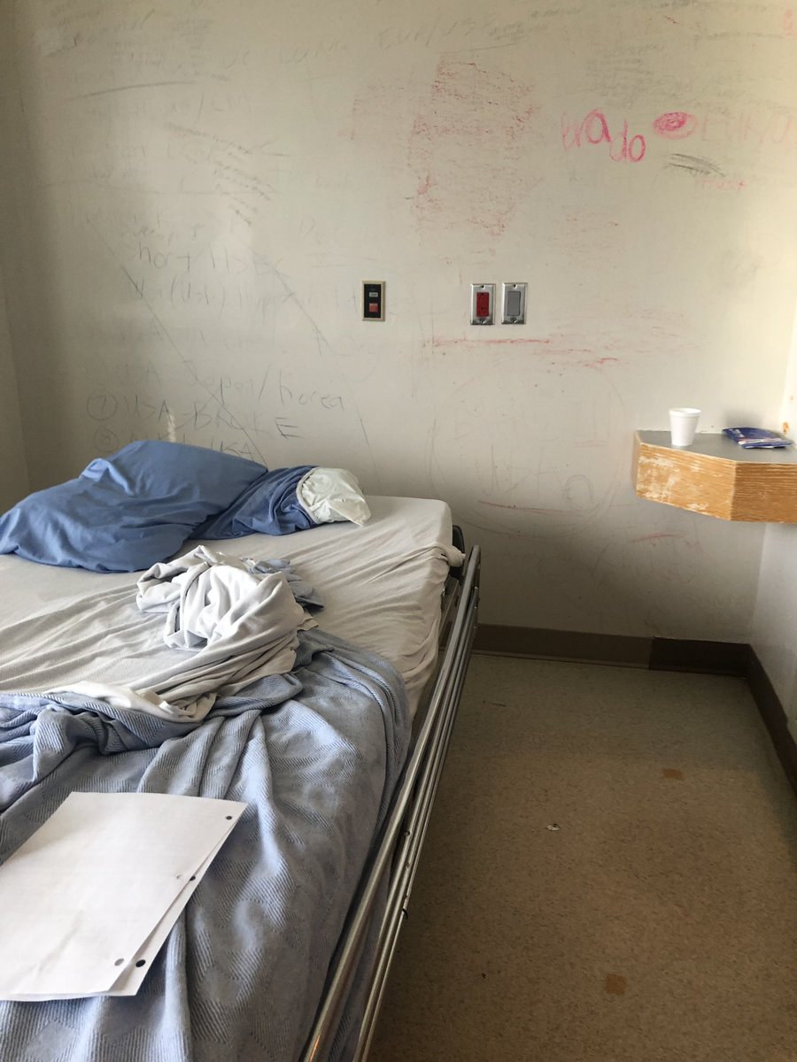 sagelivingstone's tweet photo. My sister is a #frontlinehero battling depression bc of the pandemic. Now she’s being held hostage @SHNcares &amp; treated like trash by her “healthcare team”. Her doctor (Denise Abby Sum) is not giving any relief to our family &amp; has only made things worse. this is her room!@ebuller https://t.co/Reta0aPf28