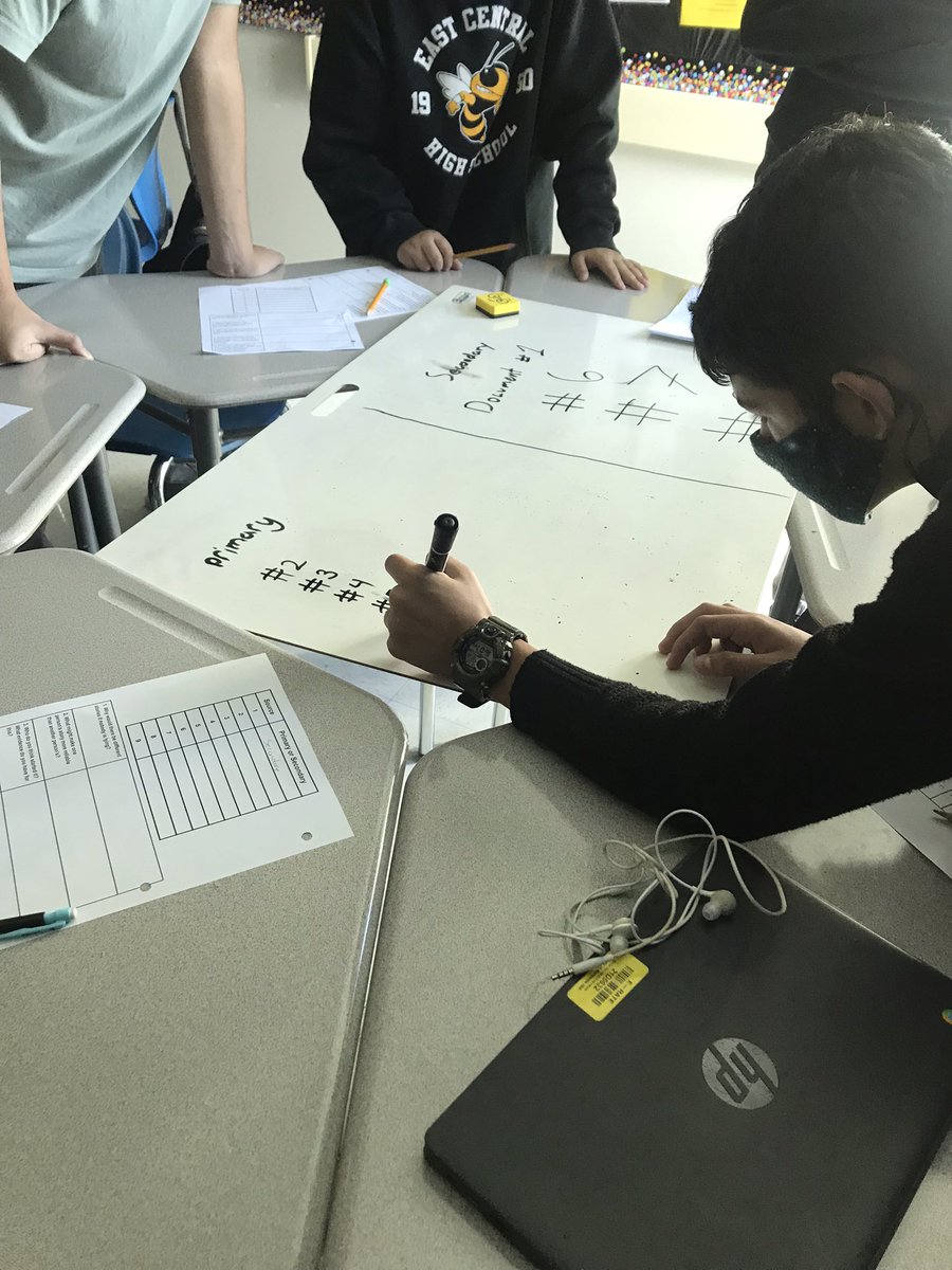 MsStewiesClass's tweet photo. SS Research worked in teams to identify primary & secondary sources from a food fight scenario. Great discussions were had, & who started the food fight is still up in the air.😜
#ThisIsSEA @NISDJaySEA https://t.co/evWdcdEaZA