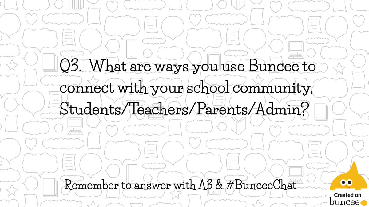 Z_Brarian's tweet image. Q3 coming up! Please be sure to respond to each question in the Q3/A3 format!  #BunceeChat