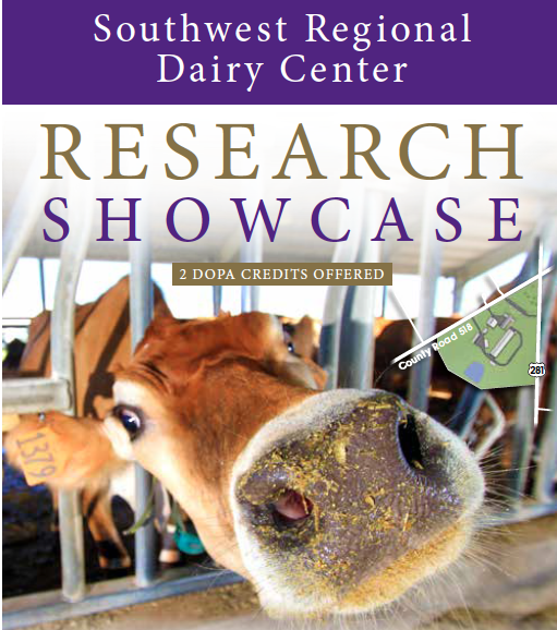 A number of #dairy topics will be featured in a research showcase held Nov. 30 at the <a href="/SouthwestDairy/">Southwest Dairy</a> at <a href="/TarletonState/">Tarleton State University</a>. RSVP by Nov. 16. Agenda All the info here: bit.ly/3aJ1fOJ