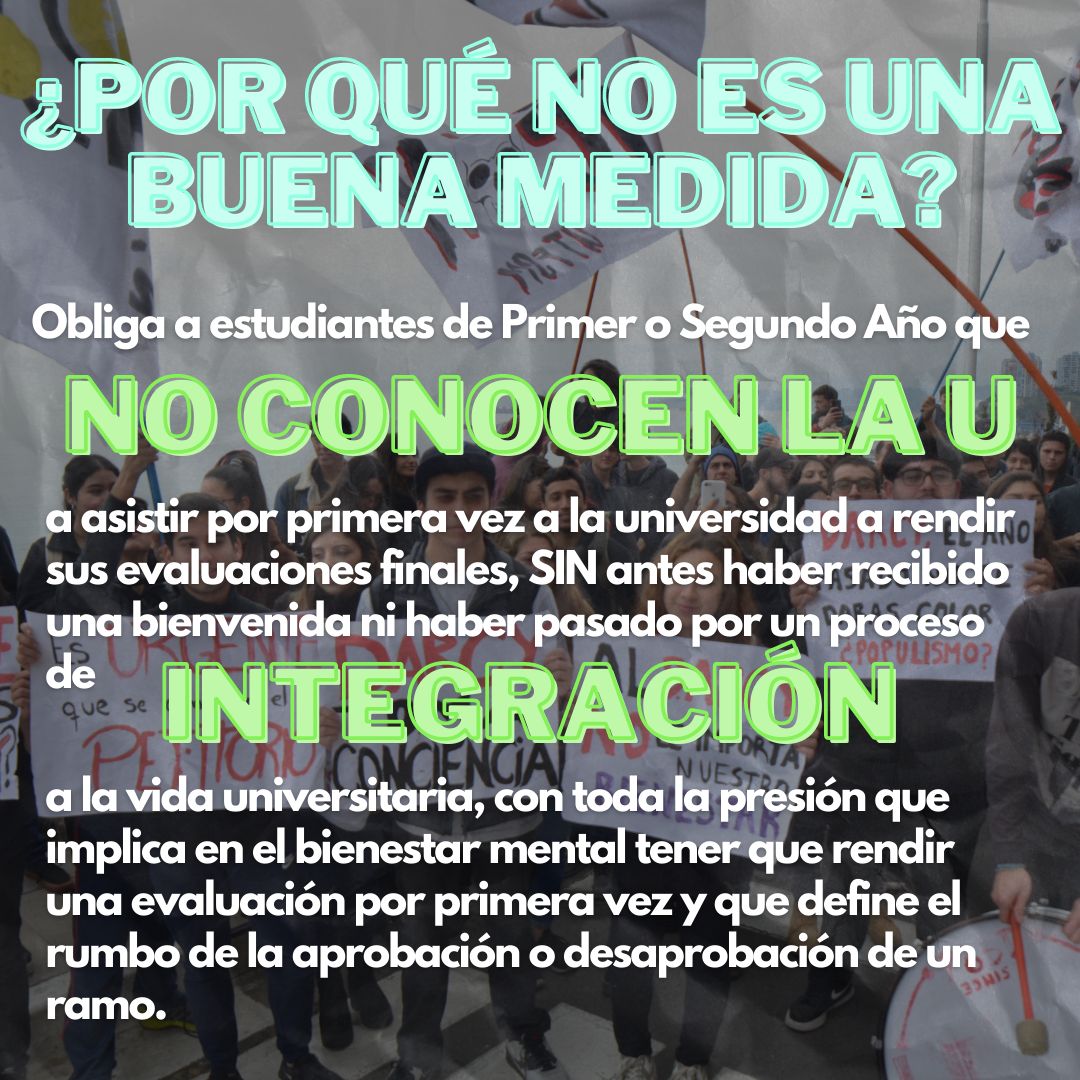feutfsm's tweet photo. #LaUSMnovuelve 
La generación 2020 y 2021 merece conocer la U sin la presión de evaluaciones finales https://t.co/hmq0bbikof