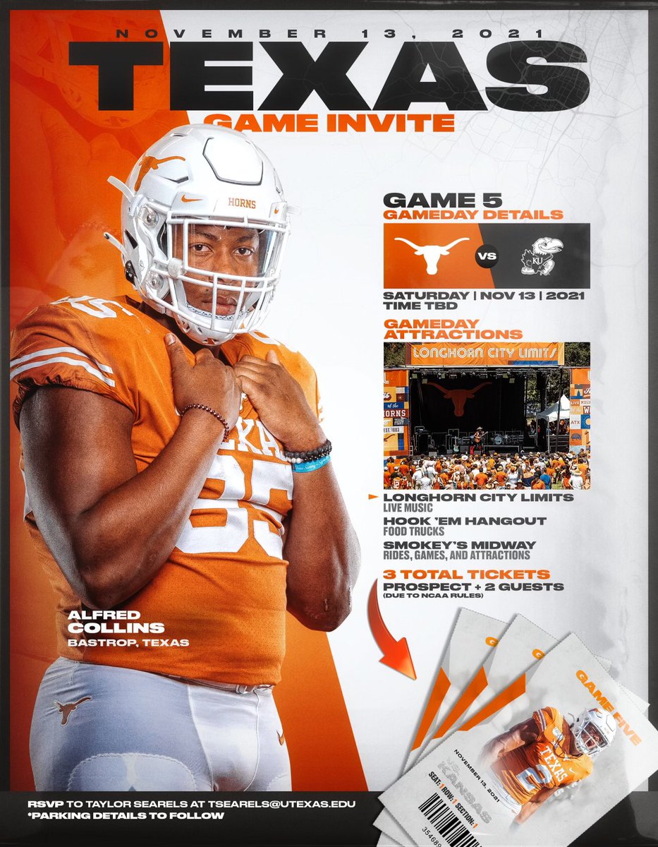 Dean Ford (@deanford_32) on Twitter photo I’ll be in Austin to watch the game on November 13. Thanks for the invite <a href="/TexasFootball/">Texas Football</a> ⚪️🟠 I’ll be in Austin to watch the game on November 13. Thanks for the invite <a href="/TexasFootball/">Texas Football</a> ⚪️🟠