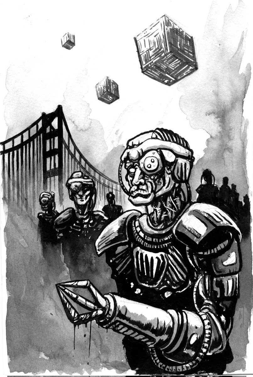 bovascribbles's tweet photo. #inktober days 17-20
You get teleported into one of these images, which do you pick?
#scifi #drawing #movies #art #ink #sciencefiction #pen #penandink https://t.co/qNuBgLLgju