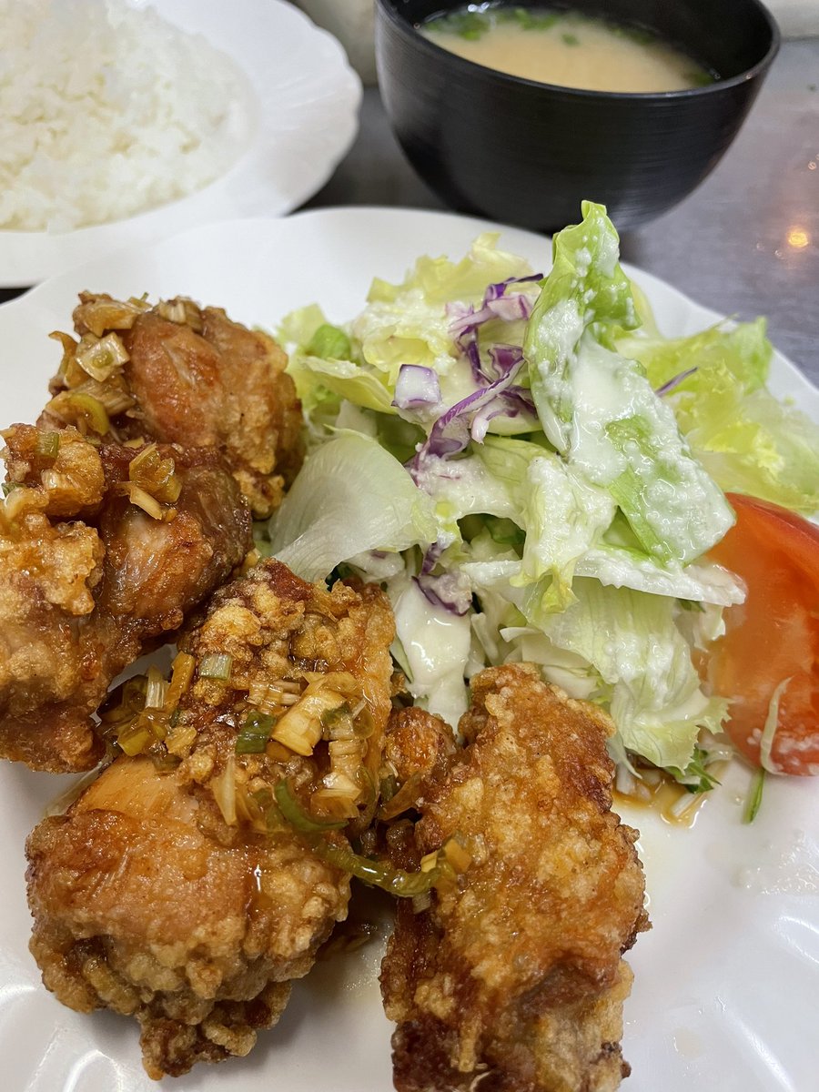 今週のランチチキン竜田ネギ醤油900円税込