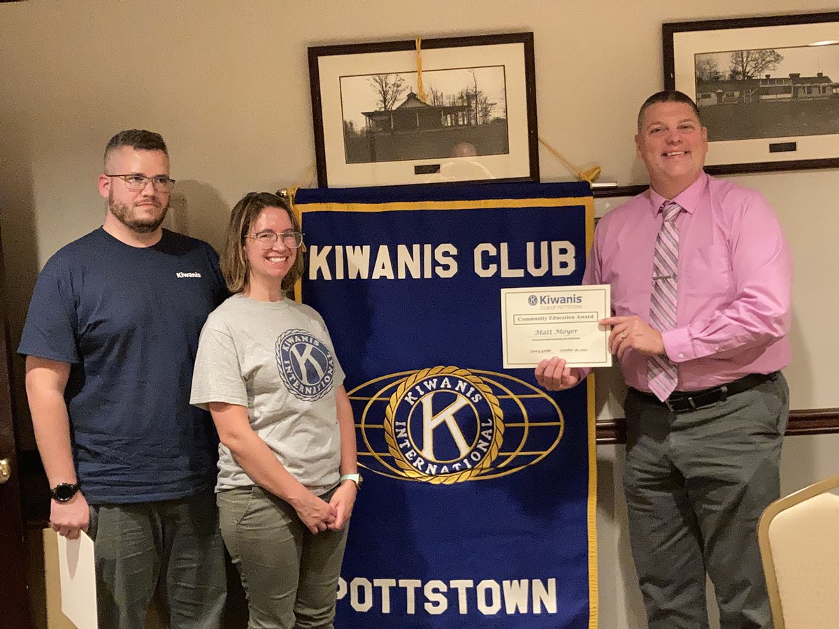 Had a great time connecting with the Kiwanis Club tonight.   Great people who serve children of our community !   <a href="/JohnJarmato/">John Armato</a> <a href="/MrsProcsalArt/">Mrs.Procsal</a>  <a href="/PSDRODRIGUEZ/">Stephen Rodriguez</a>