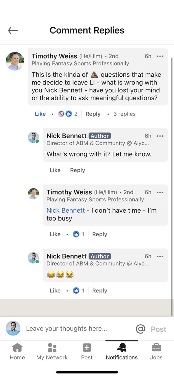 Nick Bennett tweet media