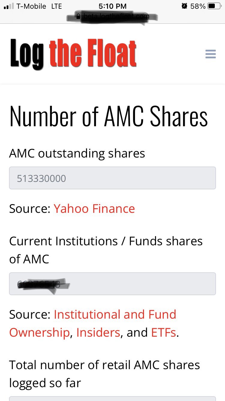 Userofintellect Breaking The Beta Version Of The Logthefloat Simple Technology Solution To Log The Float Of Amc Gme Is Under Final Testing We Are So Excited To Share