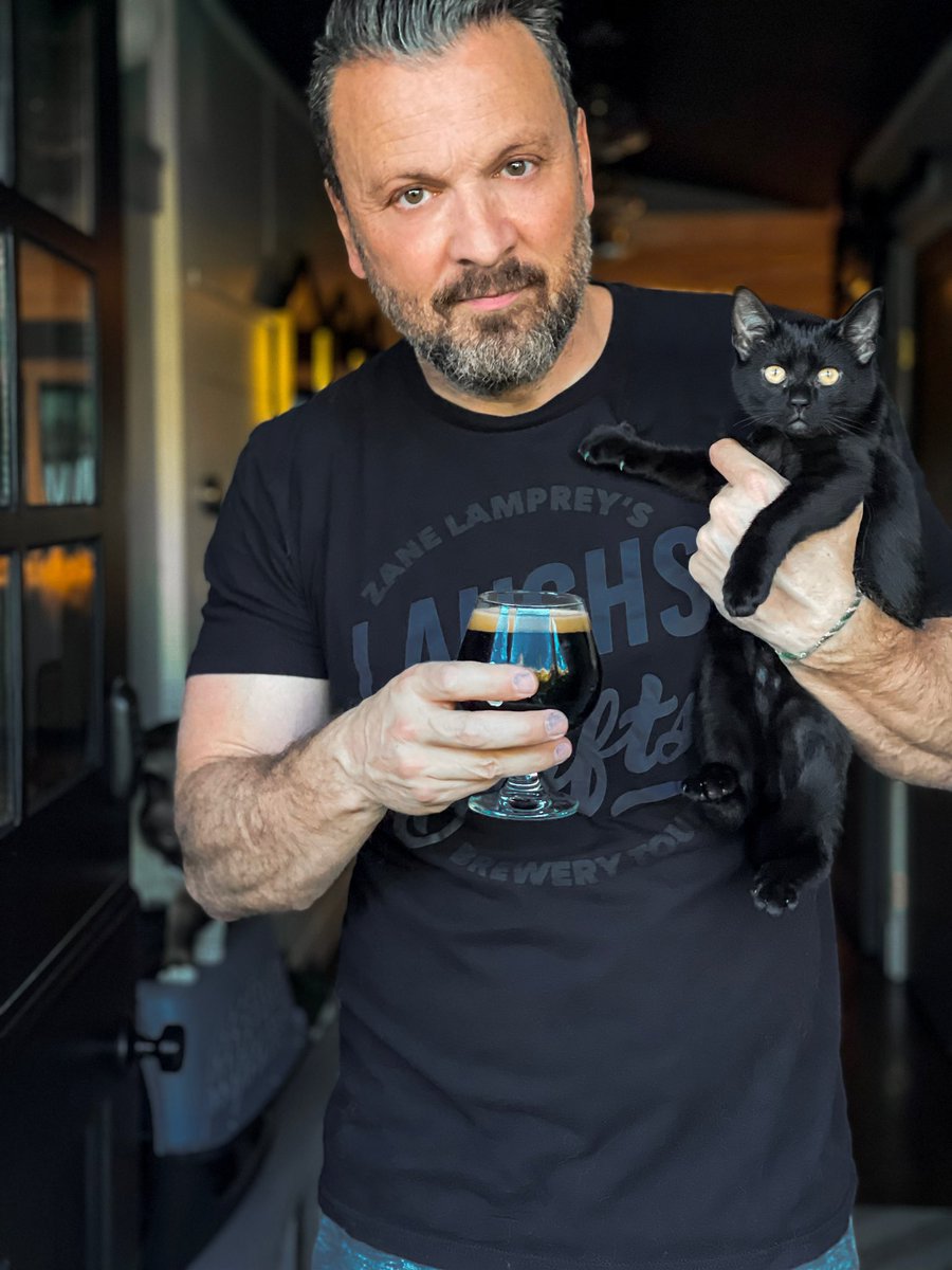 Oregon! I’m prepping for Thursday’s Portland show with Elsie (the cat) and Rogue Double Chocolate Stout (the beer)! Get your tickets now, because all of the other PNW shows (Tacoma &amp; Seattle) are sold out!
ZaneLamprey.com