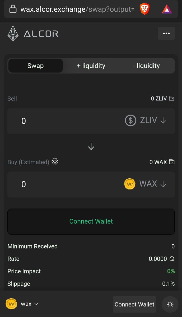 FromZeroToLive1's tweet image. Dejaré esto por aquí! #zlivcoin #NFTs #alcorexchange #WAX