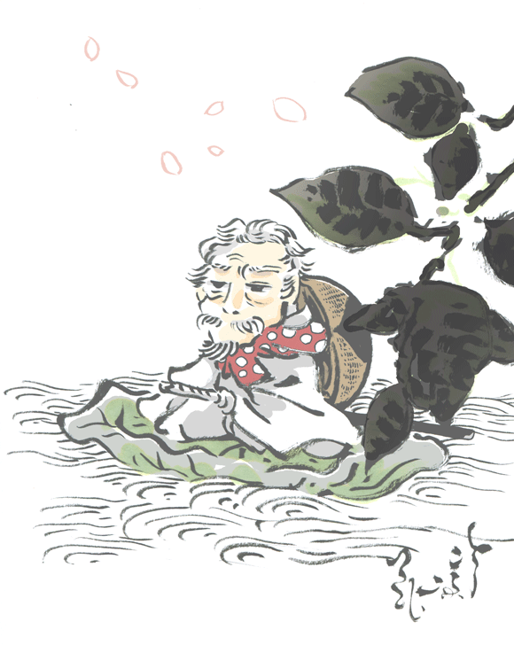 #妖界東西新聞 【白河荷葉渡たり】https://t.co/FE2RKZCjSs 