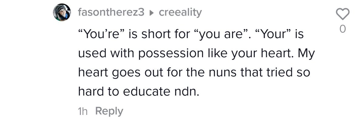 Creeality's tweet photo. @ShouZiChew  
You're Tik Tok is getting a bit to racist towards the Indigenous people. 

We are in a condition where the Canadian government is still trying to kill us off 

Please make a change. Even if it's a small change. Racism doesn't belong on Tik Tok https://t.co/8FcN6qy11z