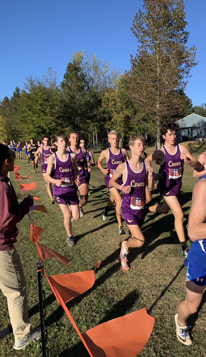 chscanesxc's tweet photo. #Canesgofast keeping 30+ Year Streak Alive! Canes Men &amp; Lady Canes both 3rd in Region in very tight races! Next Stop @OfficialGHSA State Meet on 11/6!   Congrats Athletes on an OUTSTANDING Season #hardworkpaysoff! #purplepower
 @dailytribsports @BartowSportsZon @cvilleschoolsys https://t.co/CEhwMgAwOQ
