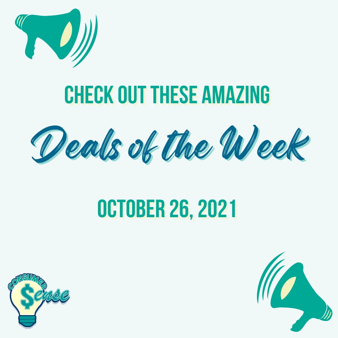 ConsumerSense's tweet photo. NEW SERIES! Visit our page on Tuesdays to learn about some amazing deals of the week! This week features deals from Dick's Sporting Goods and Target!
#Target #Dickssportinggoods #consumersense #halloween #deals #footwear https://t.co/e1hd6taJl3