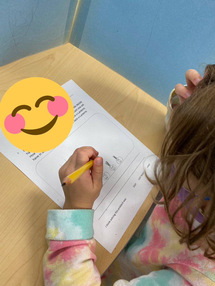 sckteach's tweet photo. Rainbow🌈Valley Mathematicians were in very deep thought as they worked through their first math exemplar. I can’t wait for them to share their findings with their peers during math congress.💡 #stretchyourbrain #exemplarywork https://t.co/NSZvIc49N8