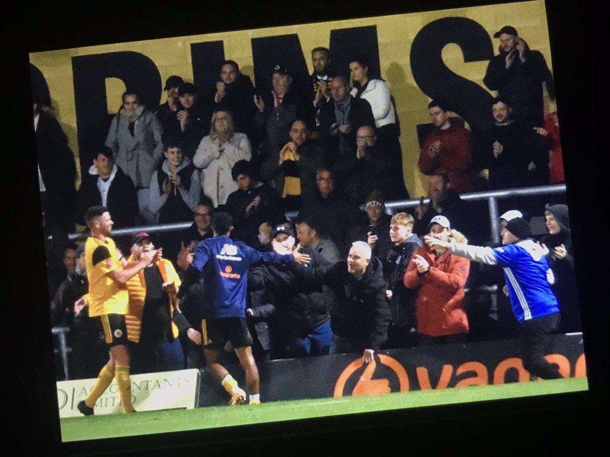 thejakewhiteley's tweet photo. The #JakemansStadium was rockin’ at FT as the host #Pilgrims made it back-to-back @TheVanaramaNL #North wins with a 2-1 win over @YorkCityFC - full edited highlight album will be online Wednesday evening!… @JordBurrow https://t.co/hGjBuSxGPd