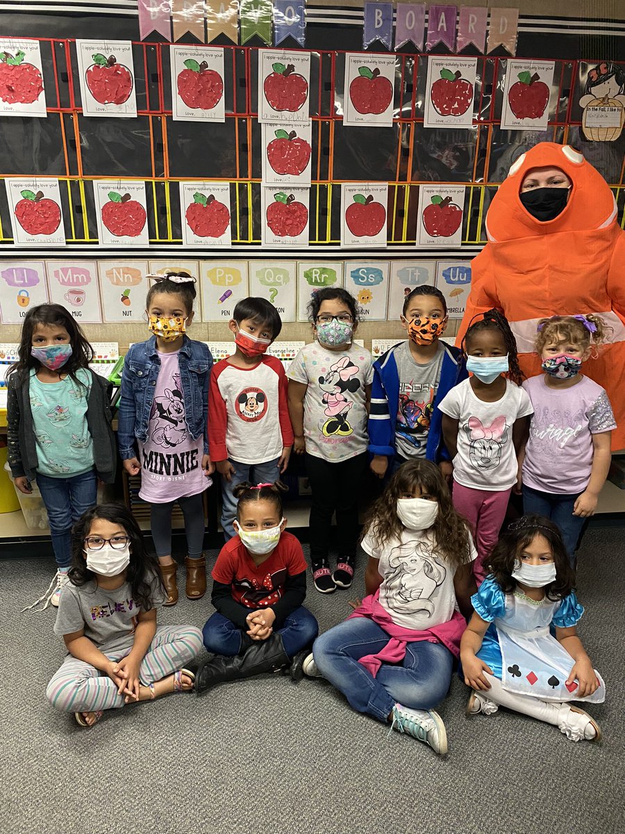 Disney Day at Sandrini for Kindness Spirit Week. Principal Hicks as the Ringmaster from Dumbo and The Greatest Showman and Assistant Principal Martin as Nemo had a great time popping into classrooms with their Disney spirit.<a href="/PBVUSD/">Panama-Buena Vista Union School District</a> <a href="/MRSLanaMARTIN/">LanaMartin</a> <a href="/ms_mhicks/">Morgan Hicks</a>  @Erica_AC_Teach