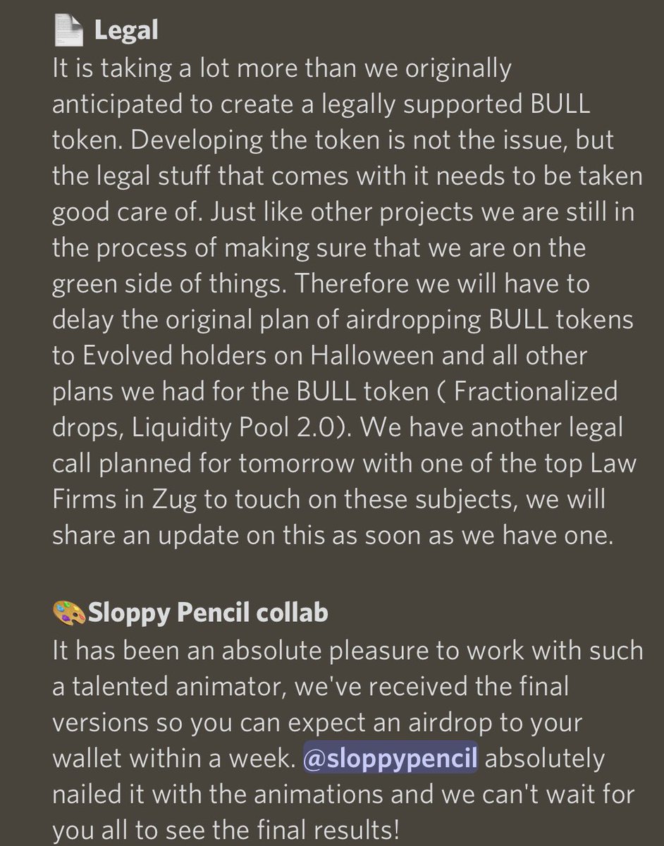 BullsOnTheBlock's tweet photo. MASSIVE update to share, Bulls! 🐂

Highlights: 

🏝We will be included in one of the future sales as a premium partner of @TheSandboxGame ! Transfer of SAND is complete!

✏️ @SloppyPencil drop within 1 week! 

🎯 Active proposal in BullDAO right now:
https://t.co/r2InkkcTTV https://t.co/xQI1auAIBb