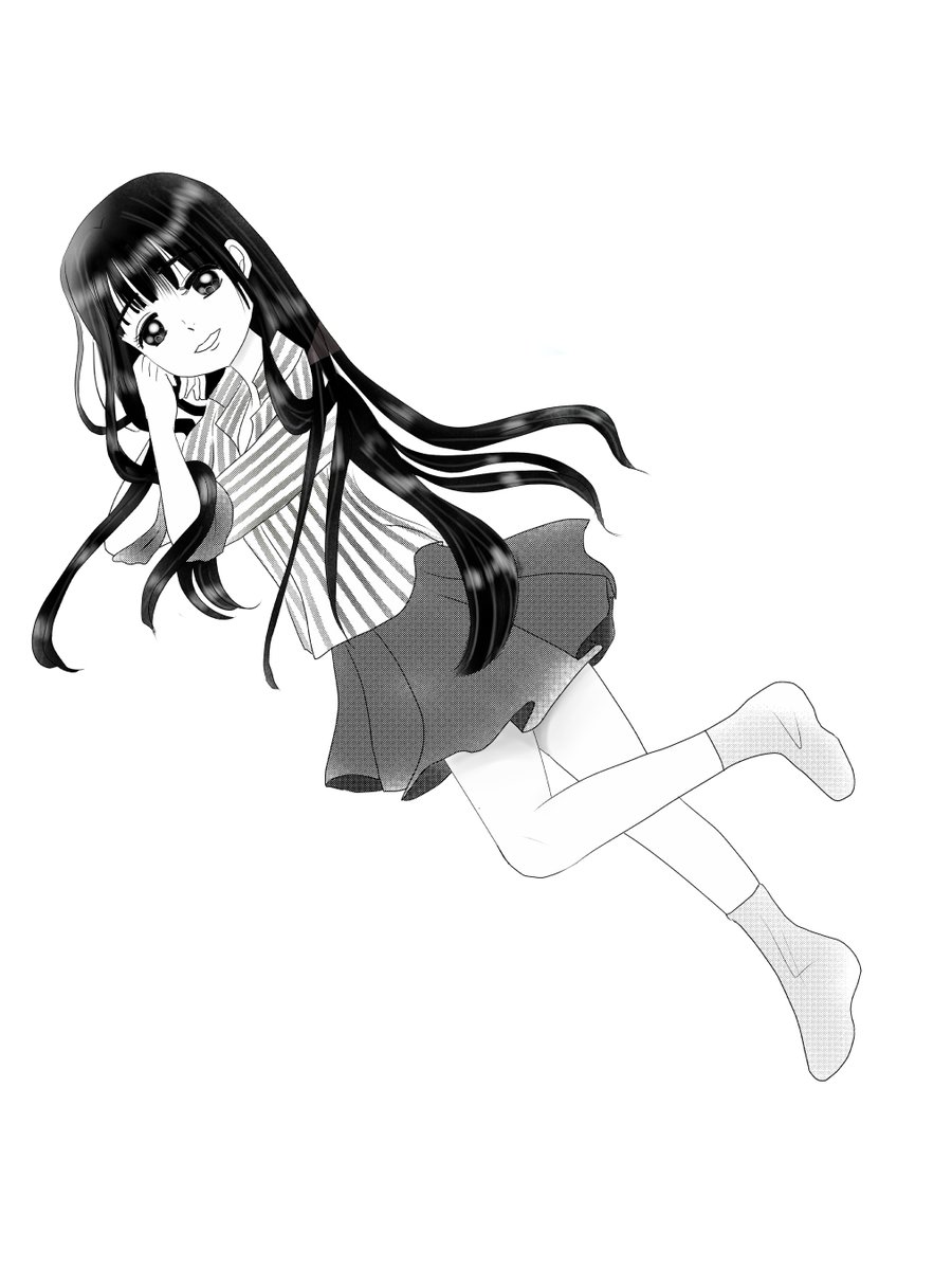 昨日描いた絵です(*'ω`*)
恋の魔法とおまじない691-1ラフ、682-1色塗途中、イラストACさん素材ちびモブ会社員、旧誕生花3月14日加密爾列(カミルレ)カモミール白黒化 