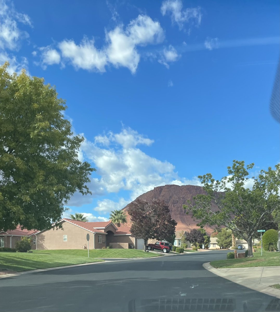 View of Big Red from my street. (Sorry for the blast of Utah photos. Might have been a little homesick)