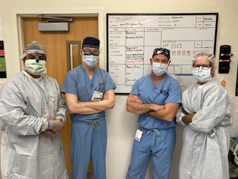 So proud to be part of the multidisciplinary surgical oncology team at Stony Brook- colorectal, gyn onc and urology- delivering cancer curing surgery for a complex patient not offered by other centers.