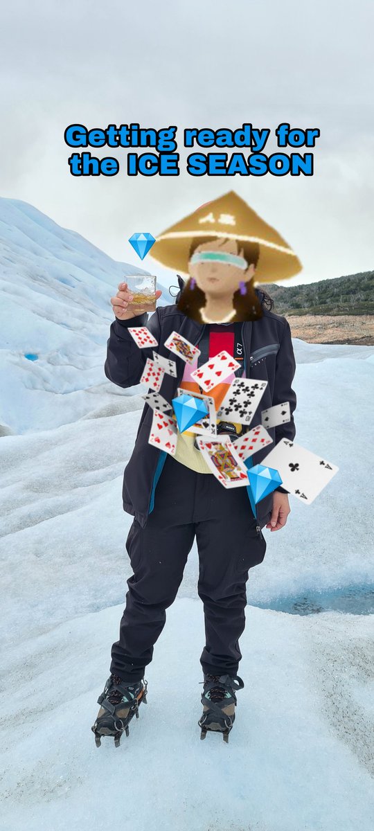 veroblancos_'s tweet photo. #iCE #DG #POKER @DecentralGames #OctoberDGmemeContest ICE SEASON!! https://t.co/O8WMSCIBgw