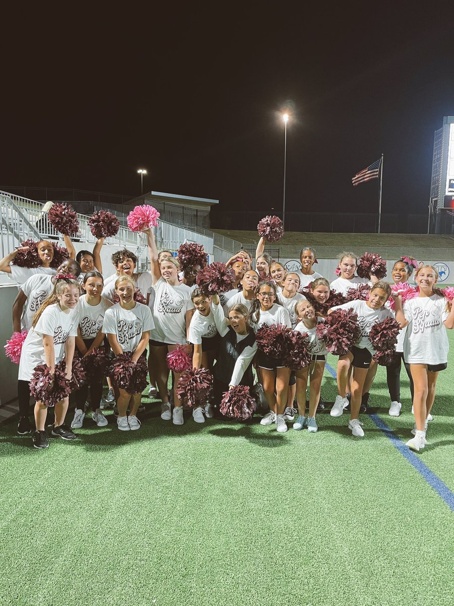 So proud of my pep squad girlies!!! Football season ✅✅ Now time for basketball!! <a href="/BeckJuniorHigh/">Beck Junior High</a>
