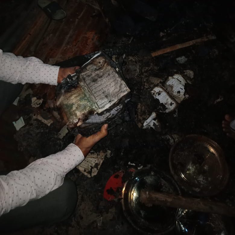 Habeebinamdar's tweet photo. Mosques are being burned down &amp; Muslim homes &amp; businesses are being set on fire.
There is no action by the State.
Tripura Muslims are on the verge of a genocide.
The world needs to take urgent notice.
#SaveTripuraMuslims https://t.co/HKwCa1tUmB
