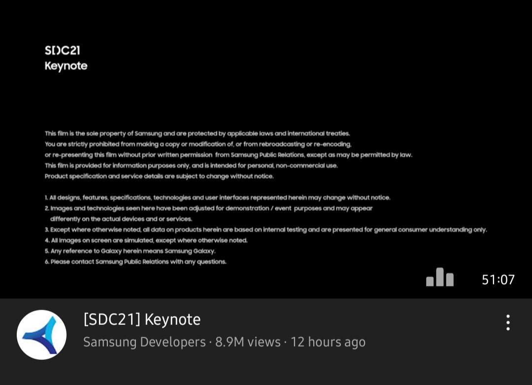 See the power of DJ Koh and the love of our fans 
Just a statistical data,  
Apple has 15m subscribers but wwdc 2021 got 7.5 million views in 4 months 
Whereas 
Samsung Developers having only 29.8k subscribers but got 9 million in 8 hours of SDC2021
Even higher than the August