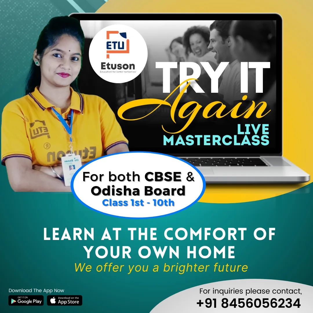 EtusonIndia's tweet photo. #Etuson is an online #DigitalLearning platform with over 1000+ courses and students. Learn your academic subjects i.e. Math, English, Science and more from us with our experts.
Demo Class Available! 

Download Etuson App 📲 https://t.co/nNtGSRZI9t 👈 https://t.co/gjlWF8hlwA