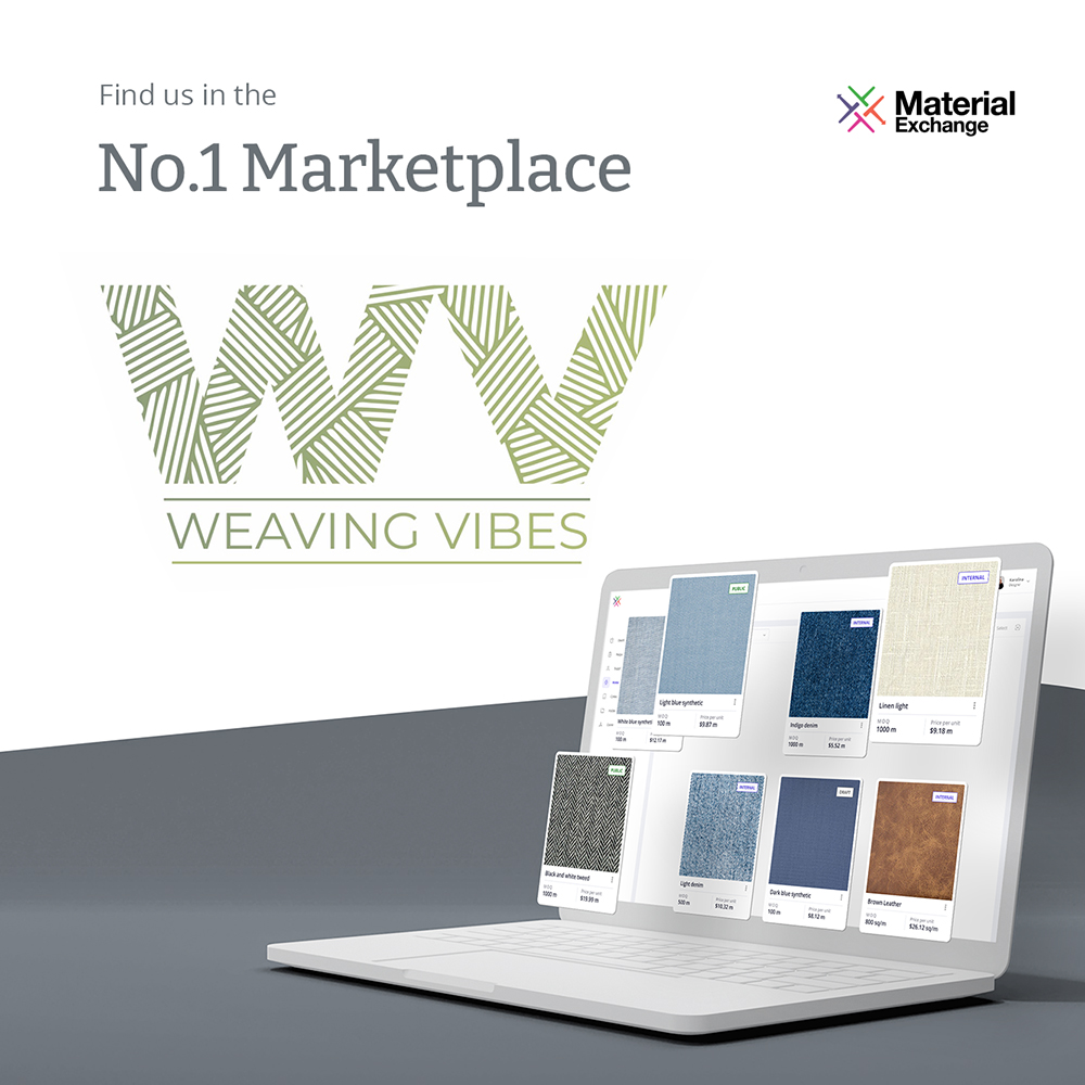 MaterialXchange's tweet photo. We'd like to welcome @WeavingVibes to the Material Exchange Marketplace!
Log into your Material Exchange account to find Weaving Vibes’ line of natural, plant-based, eco-friendly, sustainable and biodegradable fabrics!
#MaterialSourcing #Fashion #Textiles #Fabrics https://t.co/TatAeDCgg9