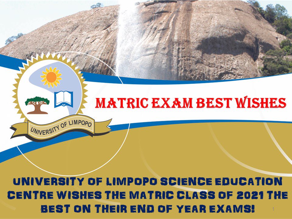 All the best to the matric class of 2021! 🙏🏾🙌🏿 #MatricClassof2021 #matricexams