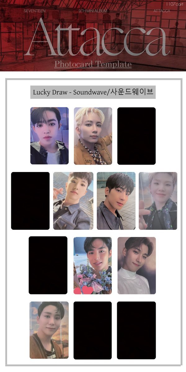 ジョンハン Attacca SoundWave ヨントン 特典トレカ SEVENTEEN