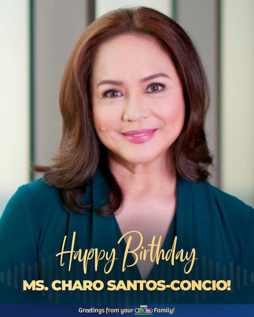 Happy Birthday Ma am Charo Santos-Concio! We love you! 