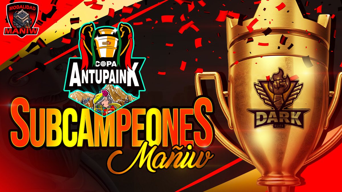 🌿Queremos felicitar al 2do Wewnien de la modalidad MAÑIW TH9 de esta 1ra Edición de la Copa Antupaink!🌿

       🏆 <a href="/PoolDarkElite/">Pool DE</a> 🏆

🍃Chaltu may por haber sido parte de esta Copa , Felicitaciones!🍃