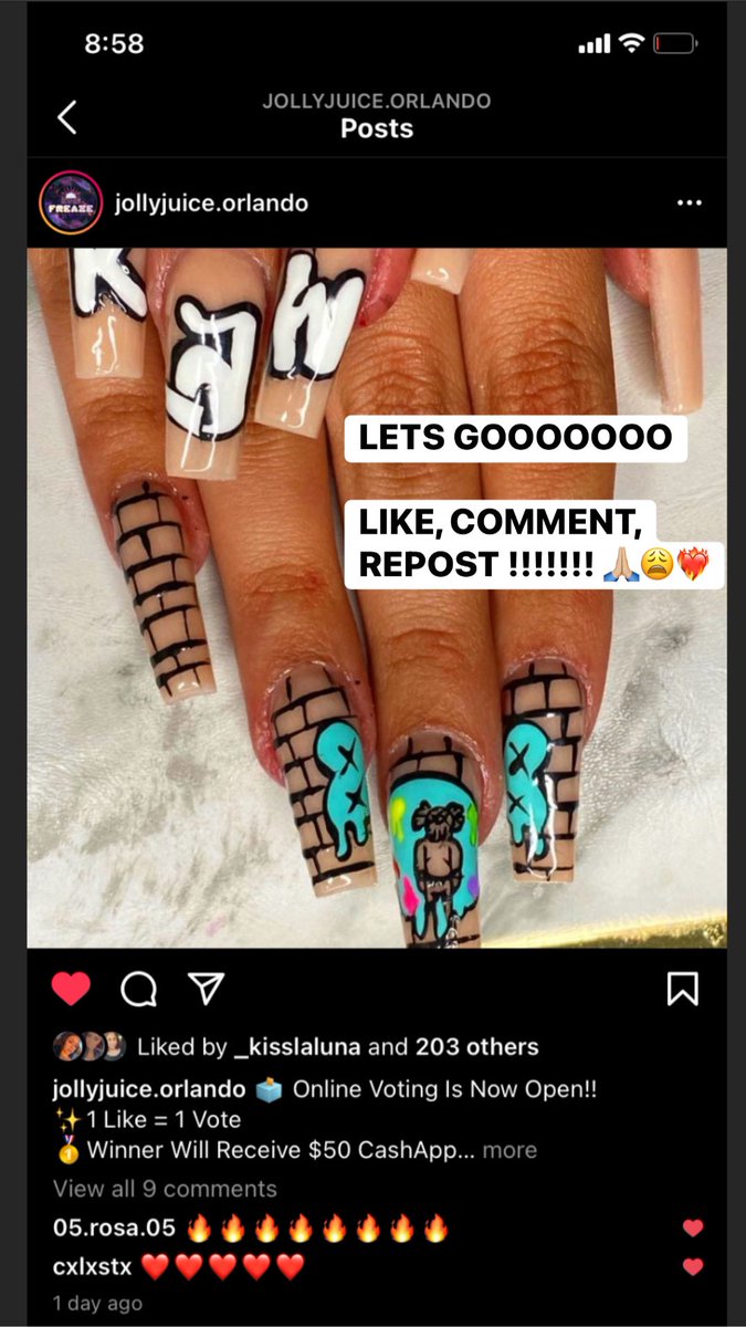 thirdeyeravin's tweet photo. #viral #Trending #nails #orlando #orlandonails #flnails #florida #notd #kaws #nailart #explore #explorepage #glownails #graffiti #TikTok #Instagram #GraphicDesign #GraphicDesigner #nailartist #nailedit https://t.co/C24PA871VT