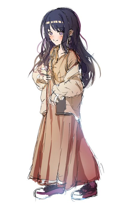 秋コーデレイさま、ラフ #プリコネR  #士条怜 