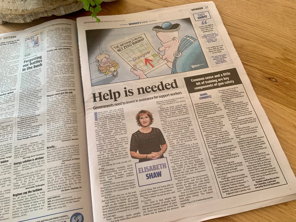 Relationships Australia NSW (@relaustnsw) on Twitter photo "It’s time for the NSW and Federal Governments to talk with their purse strings." On page 11 of today’s <a href="/dailytelegraph/">The Daily Telegraph</a>, our CEO Elisabeth Shaw pleas for more funding as counselling services across NSW reach crisis point. "It’s time for the NSW and Federal Governments to talk with their purse strings." On page 11 of today’s <a href="/dailytelegraph/">The Daily Telegraph</a>, our CEO Elisabeth Shaw pleas for more funding as counselling services across NSW reach crisis point.